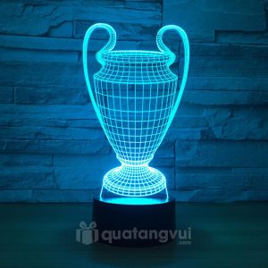 Đèn hình cúp C1 Champions League 3D